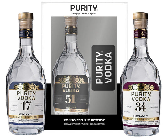 Purity Vodka, Vodka, Vodka - 3 Bottle Bundle
