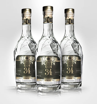 Purity Nordic London Dry Organic Gin - 3 Bottle Bundle