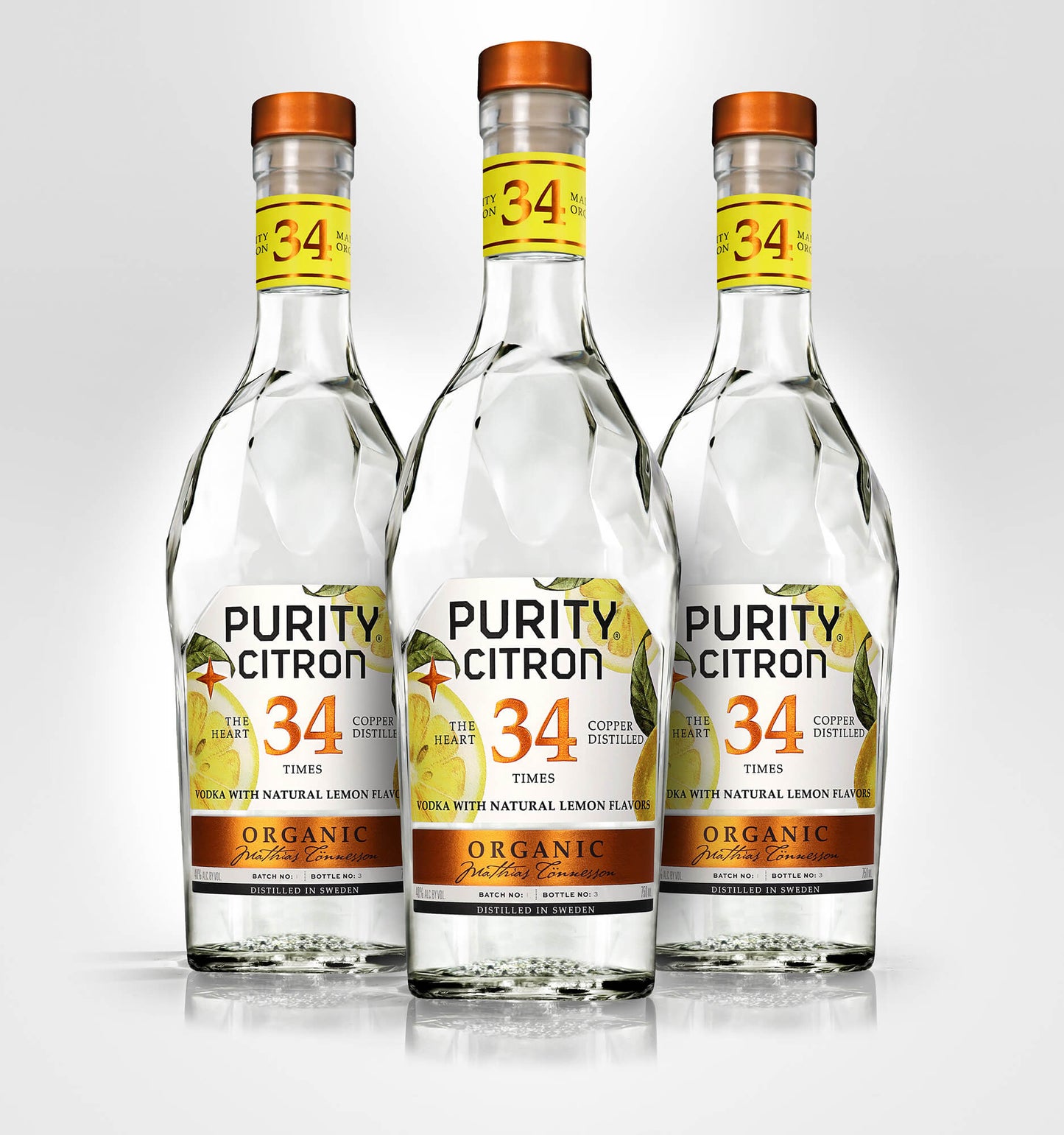 Purity Citron Organic - 3 Bottle Bundle
