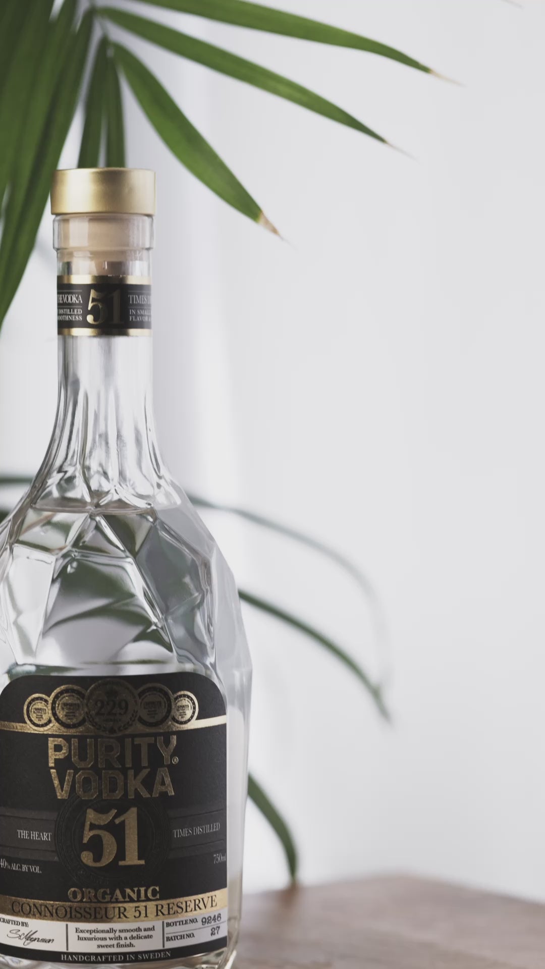 Purity Connoisseur 51 Reserve Organic Vodka – Purity Distillery
