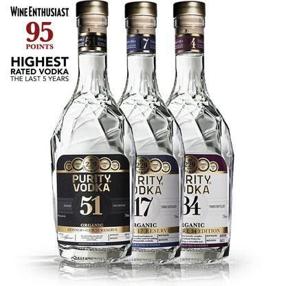 Purity Vodka, Vodka, Vodka - 3 Bottle Bundle